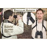 Black Neoprene Binocular Strap with Body Harness and Detacha