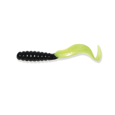 "3"" MEENY MULTI-COLOR 15 PCS BLACK CHARTREUSE TAIL"