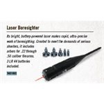 .22 - .50 Caliber - 5 Arbors Laser Boresighter, Clam