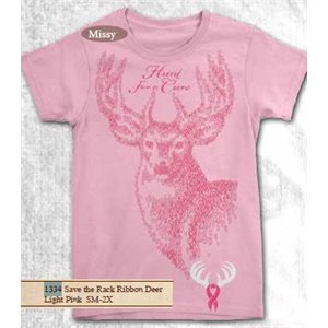 Save the Rack Ribbon Deer Light Pink