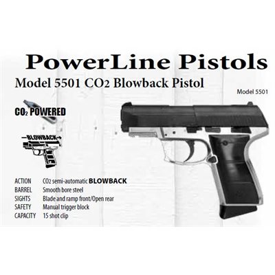 5501 CO2 Blowback Pistol