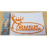 Buck Commander Oval Decal, Orange
