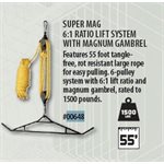 SUPER MAG 6:1 RATIO LIFT SYSTEM 1500LB W / MAG GAMBREL