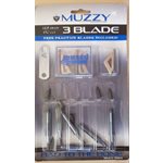 "Muzzy 125 Grain 3-Blade 1 3 / 16"" Cut (6 pack)"