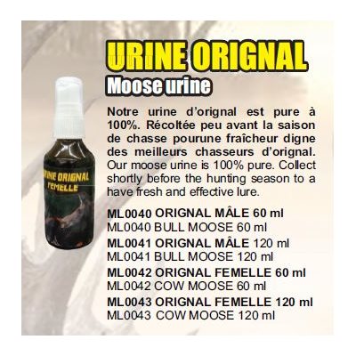 COW MOOSE URINE 120 ML
