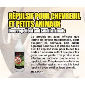 DEER REPELLENT AND SMALL ANIMALS 1 L