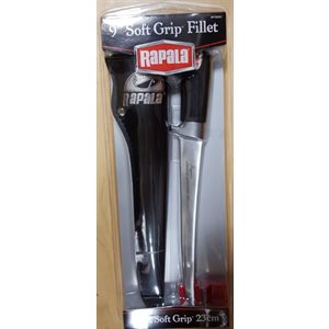 "9"" Soft Grip Fillet Includes Sharpener"