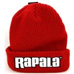 Classic Ribbed Cuffed Knit Beanie - Red