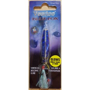 Voodoo Spoon 2"Nickel Plated / Blue Prism Tape