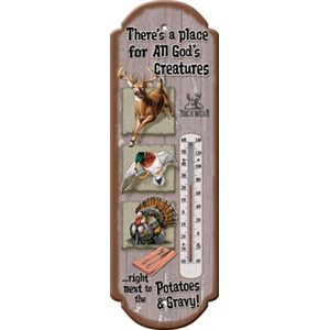 Tin Thermometer - God's Creatures
