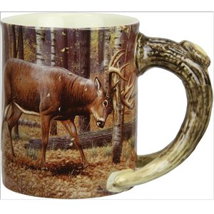Ceramic Mug 3D 15oz - Deer Scene
