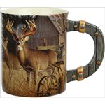 Ceramic Mug 3D 15oz - Deer / Farm