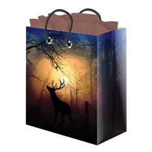 Gift Bag Medium with Tissue Paper - Deer Forest (Minimum of