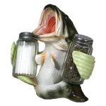 Salt and Pepper Shakers - Bass Holding