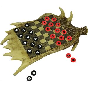 Checkerboard Set - Moose Antler