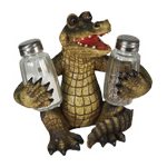 Salt and Pepper Shakers - Alligator