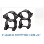 Scope Rings Detachable See-thru-Blued (1 inch)* / / / 6 / 48