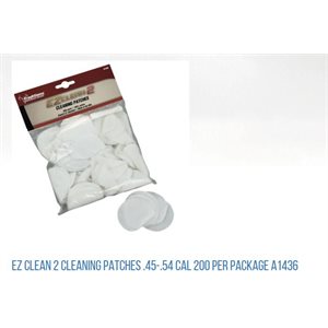 Cleaning Patches - .45, .50, .54 cal., 200 per (cotton) 2" r
