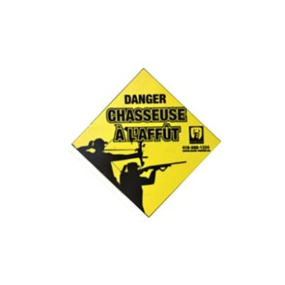 CORO SIGNS CHASSEUSE A L AFFUT 12X12