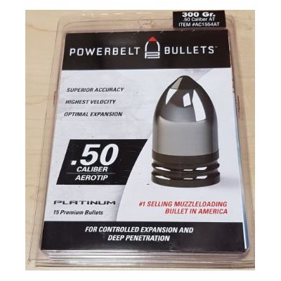 PowerBeltä Platinum Bullets – 15 pk .50 Cal. 300 gr.