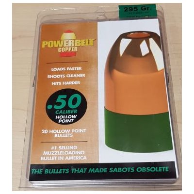 PowerBeltä Bullets – 15 pk .50 Cal. 295 gr. Copper, HP