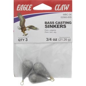 EAGLE CLAW 02060-005 BASS CAST 3 / 4 oz