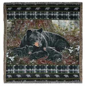 Tapestry Throw 50in x 60in - Bear