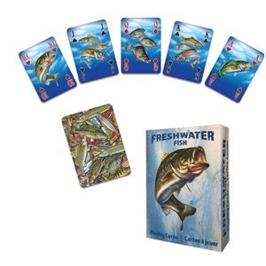 Playing Cards - Fish Bass (Minimum 12 per Display)